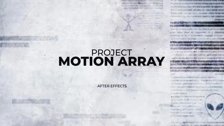 动感神秘的开场白标题像素设计精选AE模板