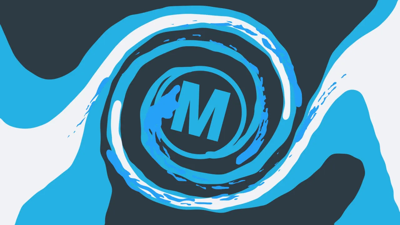 液体标志充满乐趣的像素设计精选AE模板