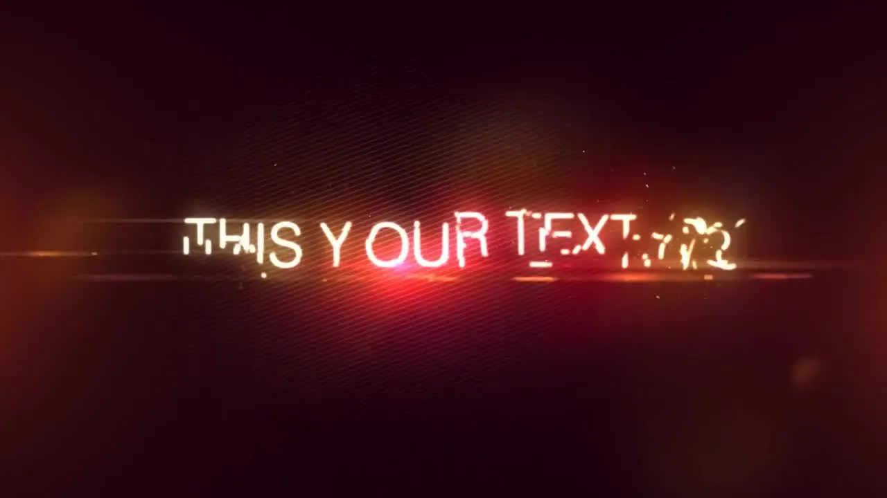 10条字体制作预告片标题像素设计精选AE模板