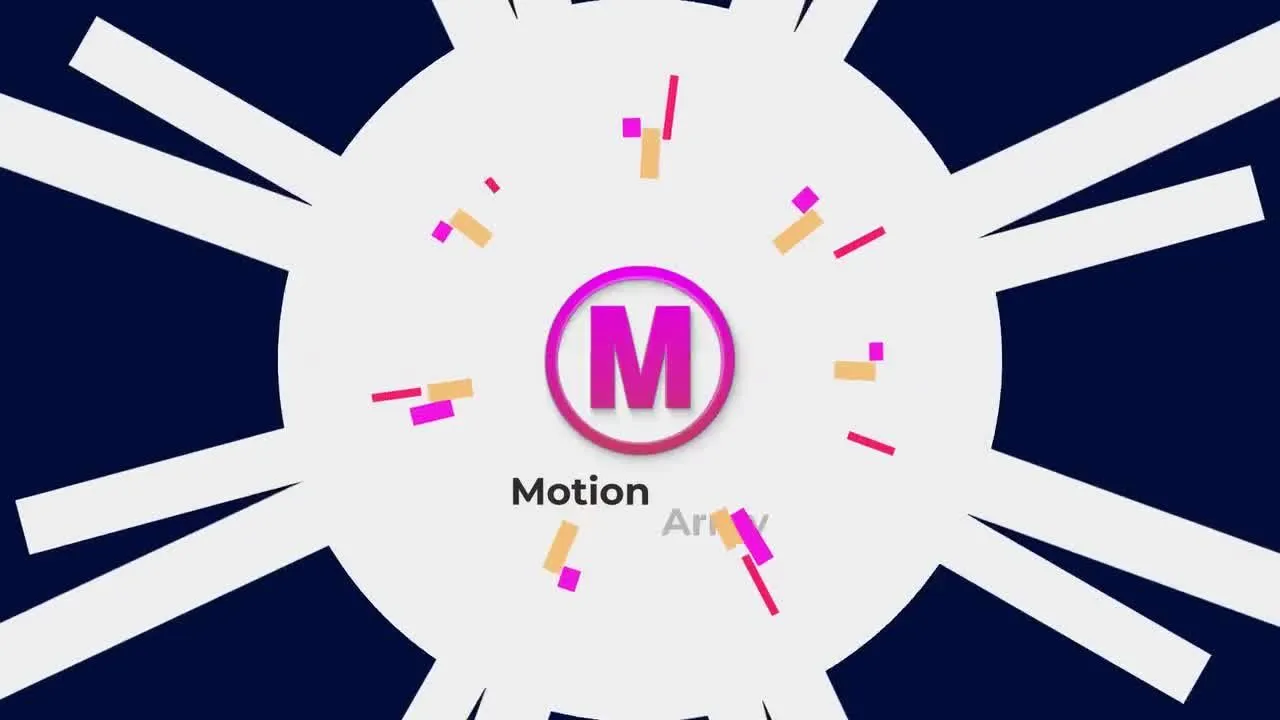 现代徽标像素设计精选AE模板