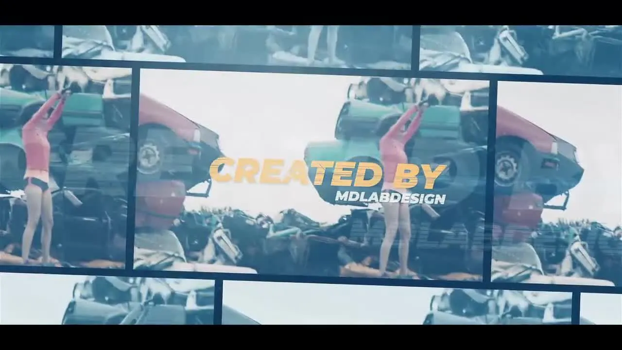 适用于极限运动的宣传视频像素设计精选AE模板