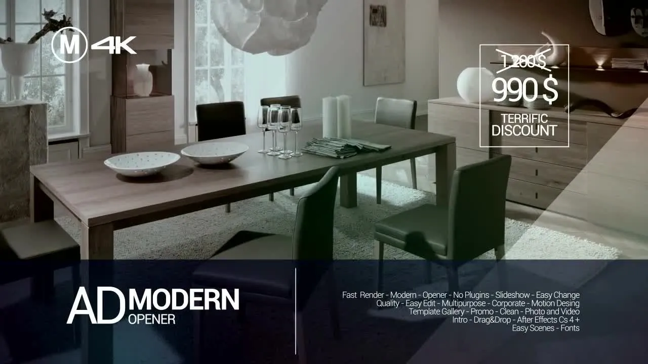 广告现代开场像素设计精选AE模板