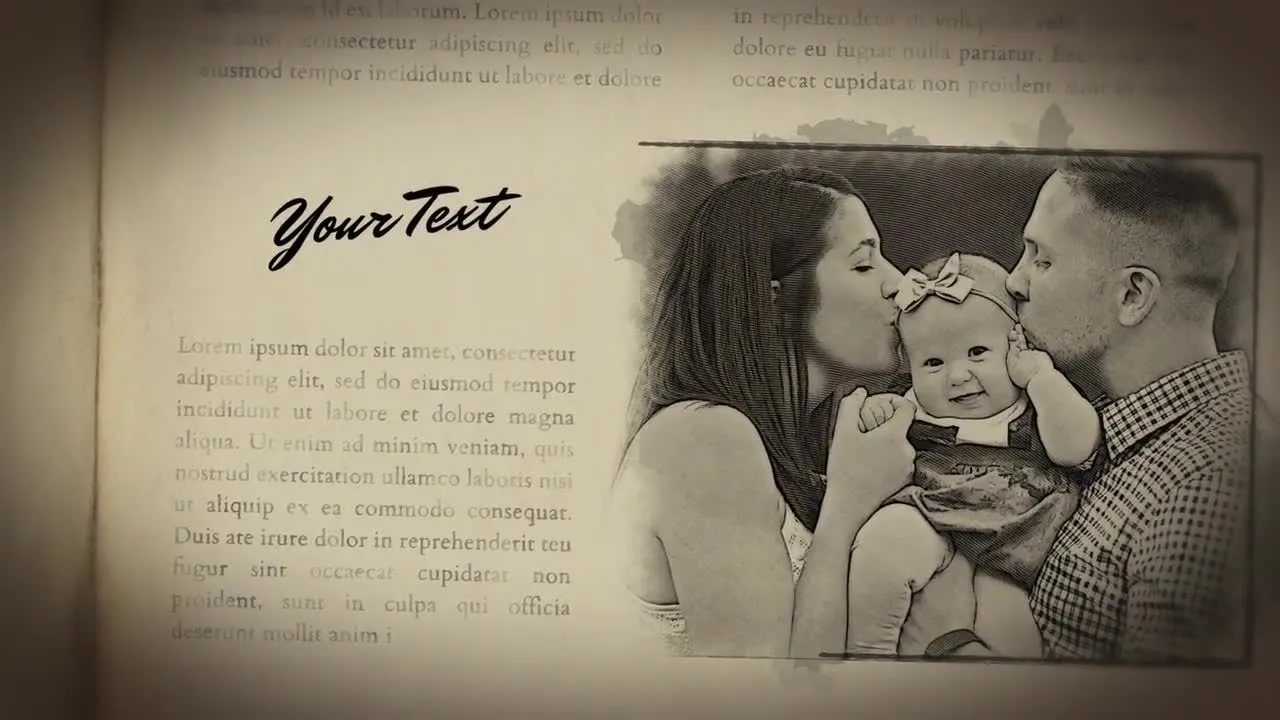 程式化的历史记忆-后效应像素设计精选AE模板