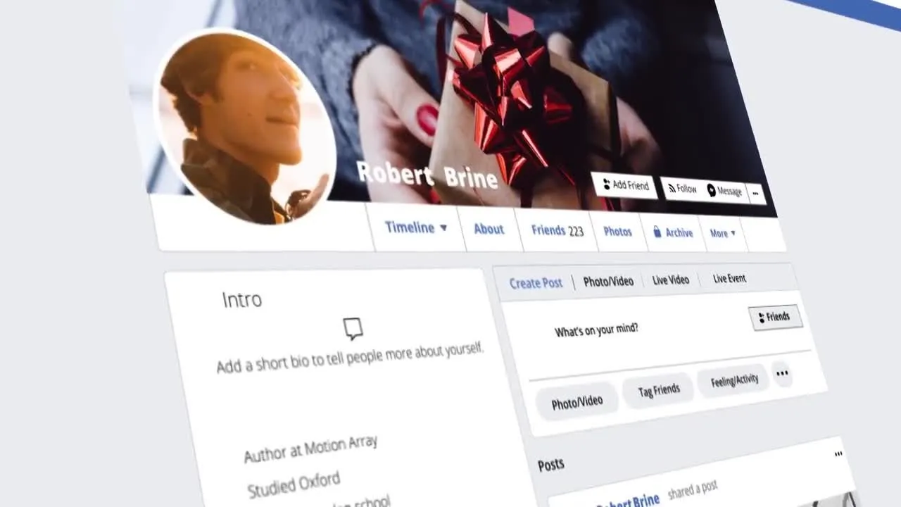 整洁干净的社交媒体广告像素设计精选AE模板