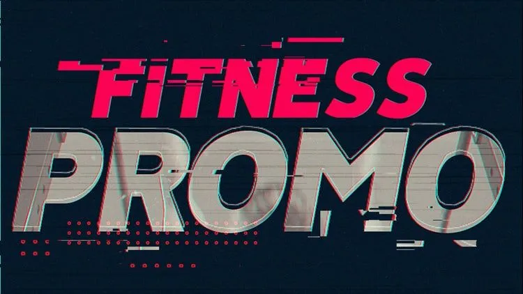 Fitness Promo健身推广像素设计精选AE模板