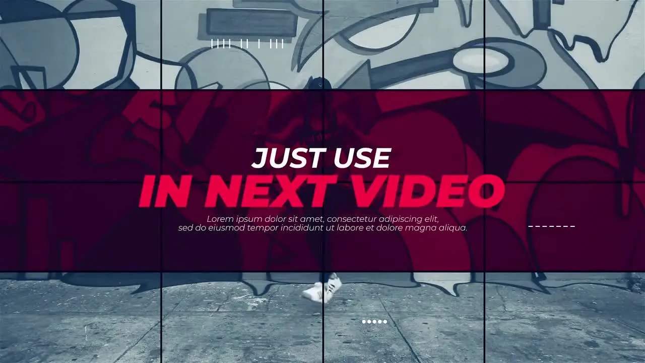 现代富有创意促销活动像素设计精选AE模板