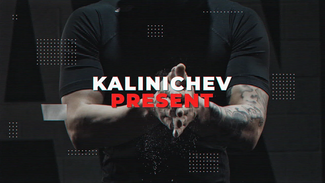 体育运动宣传片故障转场特效像素设计精选AE模板