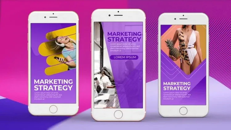 21个新潮时尚的营销案例包像素设计精选AE模板