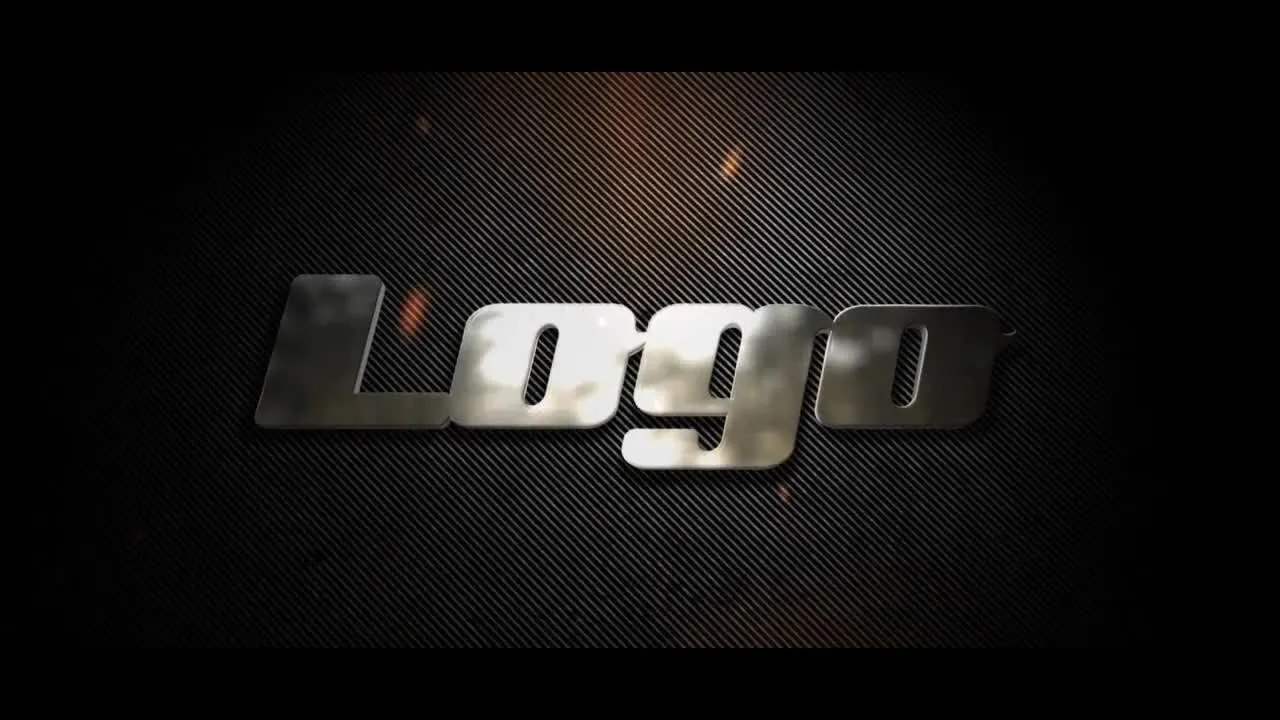 时尚的电影徽标显示像素设计精选AE模板