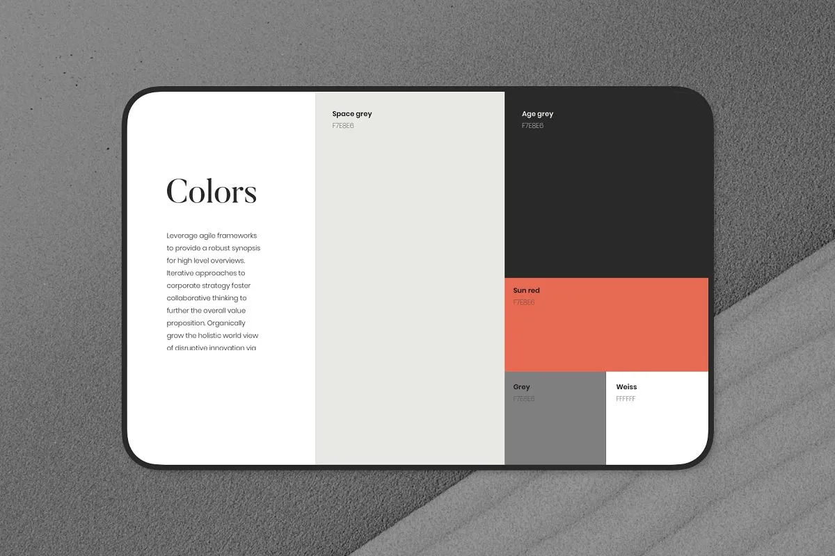 素材库下午茶：现代时尚品牌必备品牌指南手册模板插图(1)
