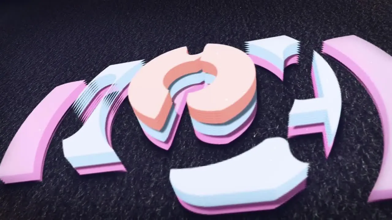 3D流体图标Ae模板