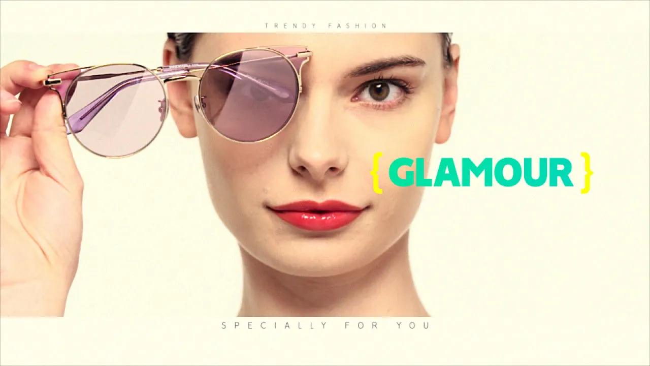 时尚文本动画幻灯片像素设计精选AE模板