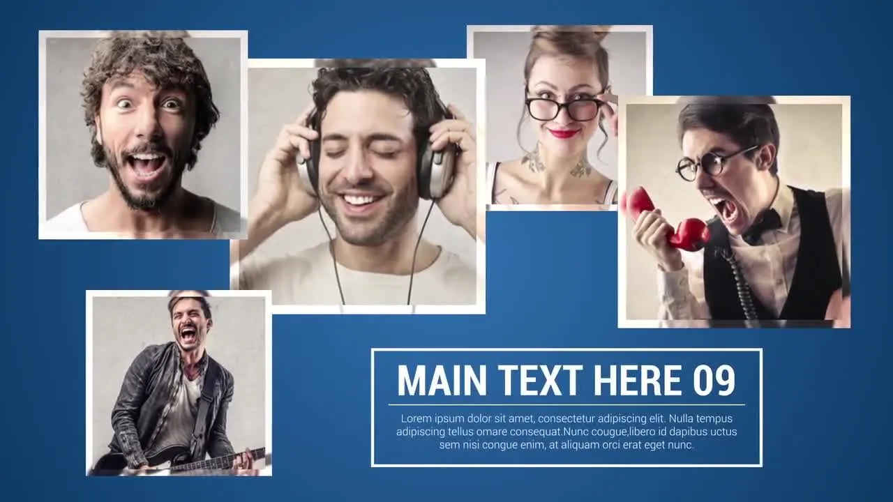 干净清新的企业幻灯片像素设计精选AE模板