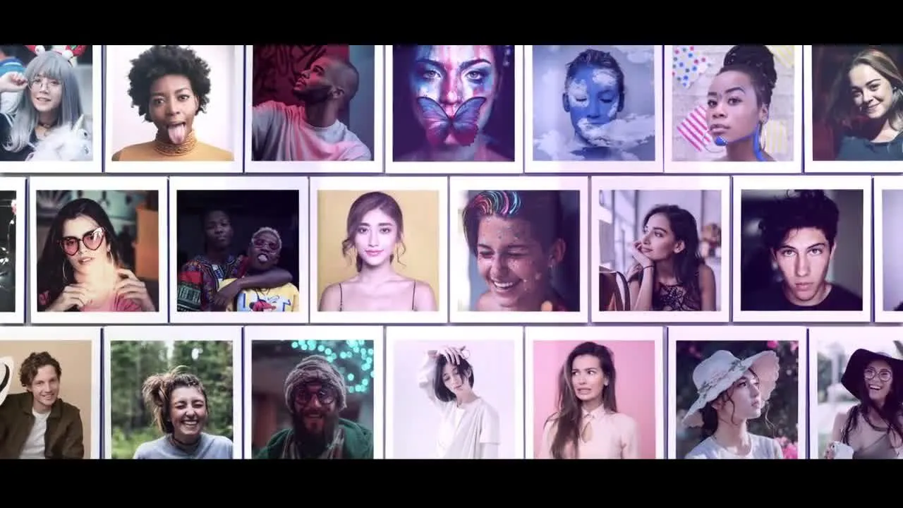 清晰创意巧妙的照片开场白像素设计精选AE模板