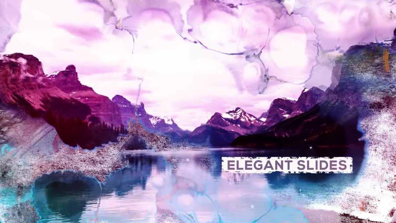 鼓舞人心的墨水效果像素设计精选AE模板