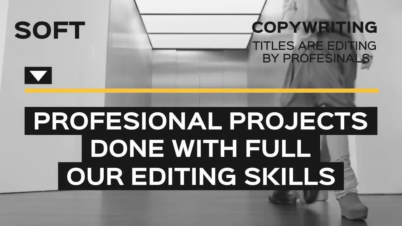 简洁而动态的文本动画像素设计精选AE模板