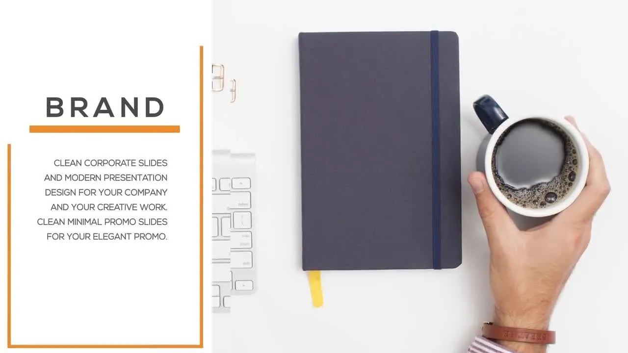 简洁商务公司展示宣传片头像素设计精选AE模板