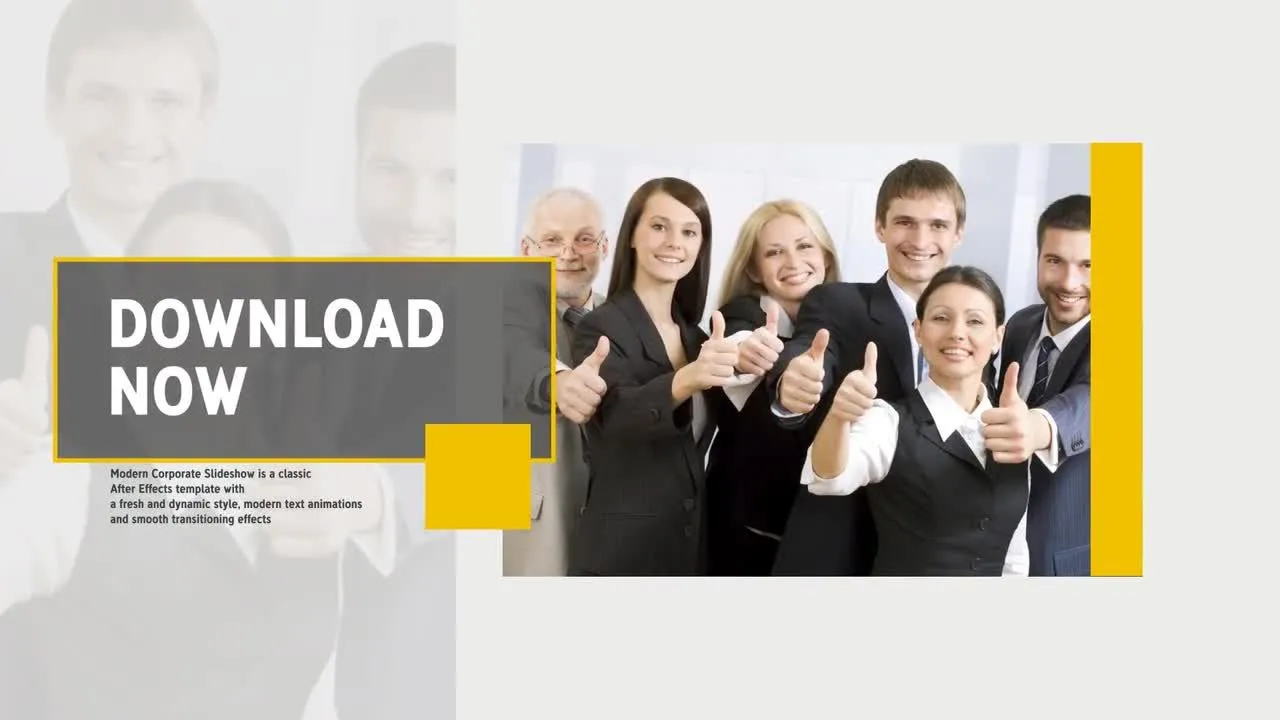 现代简洁创意的企业简介像素设计精选AE模板