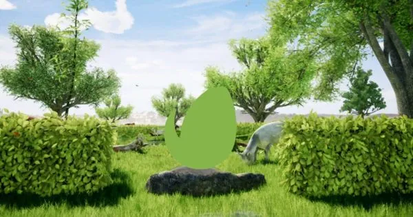 绿色大自然动物世界logo演示像素设计精选AE模板 Happy Natural Eid