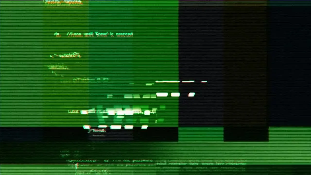 动画视频监控黑客风格过渡像素设计精选AE模板