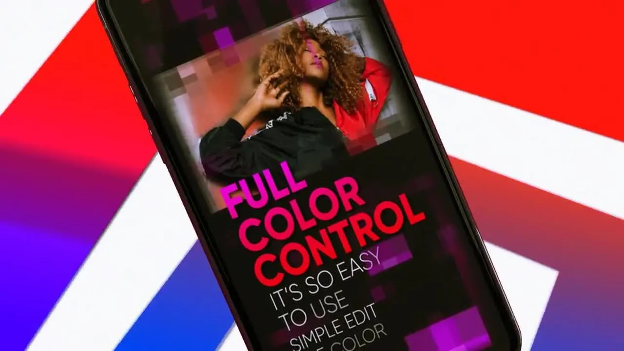 明亮的动态动画垂直促销像素设计精选AE模板