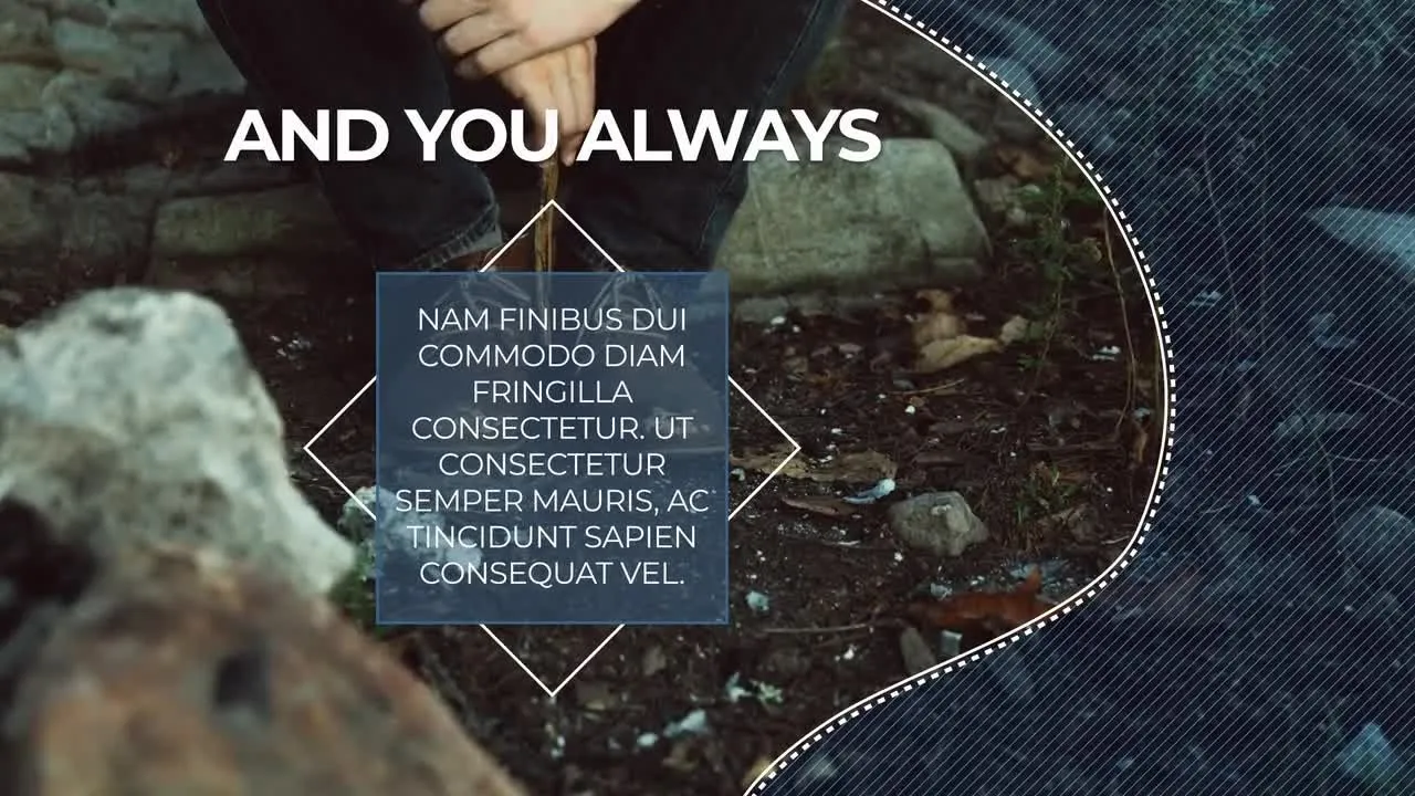 夏日旅游照片展示像素设计精选AE模板