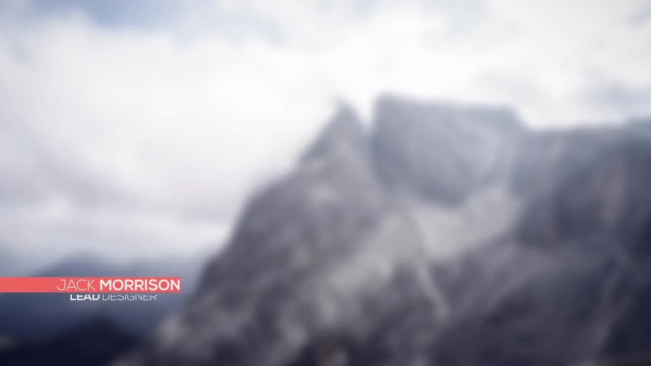 18个简单时尚优雅的低三分之二标题动画像素设计精选AE模板