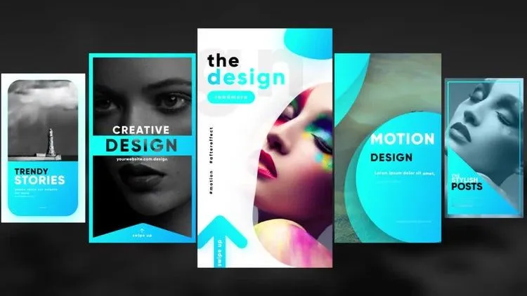 5个时尚超现代的像素设计精选AE模板