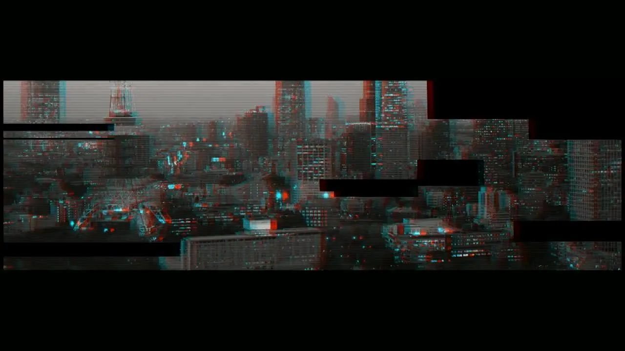 黑色幻灯片像素设计精选AE模板