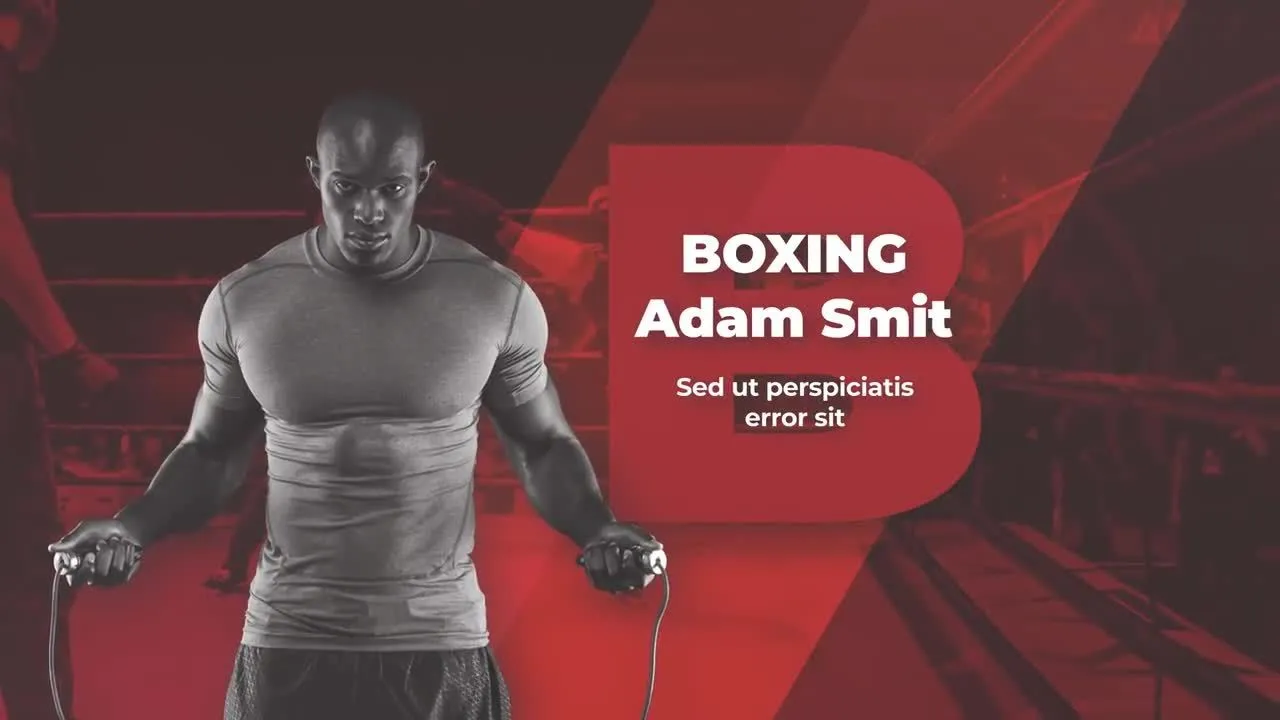 时尚设计的健身房活动促销像素设计精选AE模板