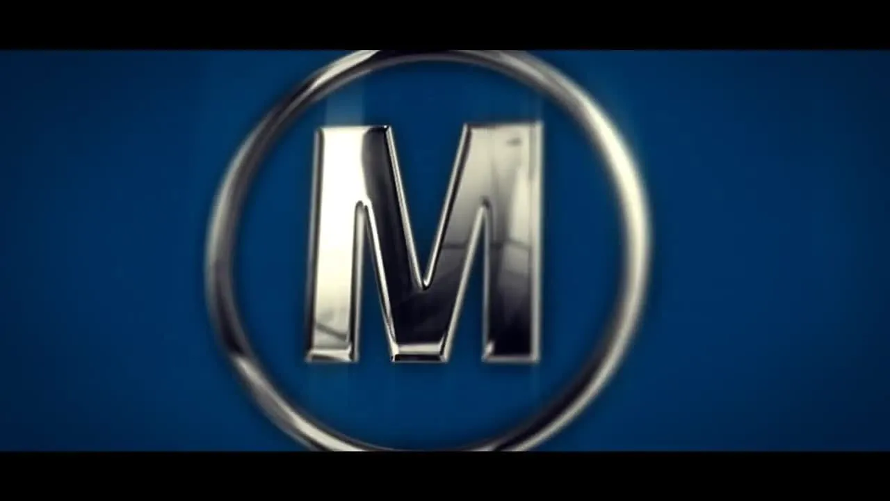 优雅金属logo展示动画像素设计精选AE模板