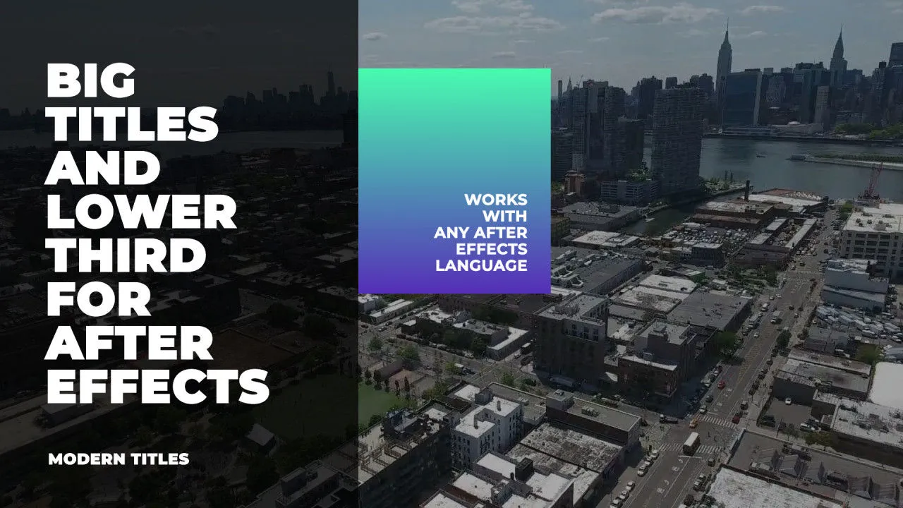 14个公司大标题时尚像素设计精选AE模板