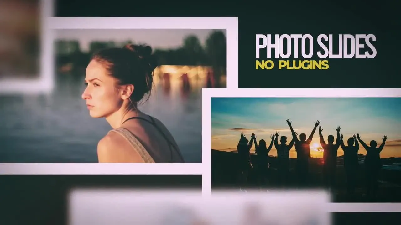 16组温暖漏光相册幻灯片特效像素设计精选AE模板