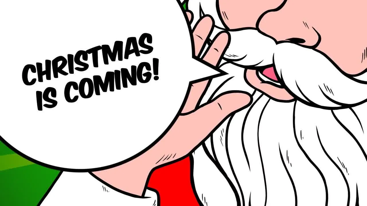 6个圣诞老人流行艺术动画像素设计精选AE模板