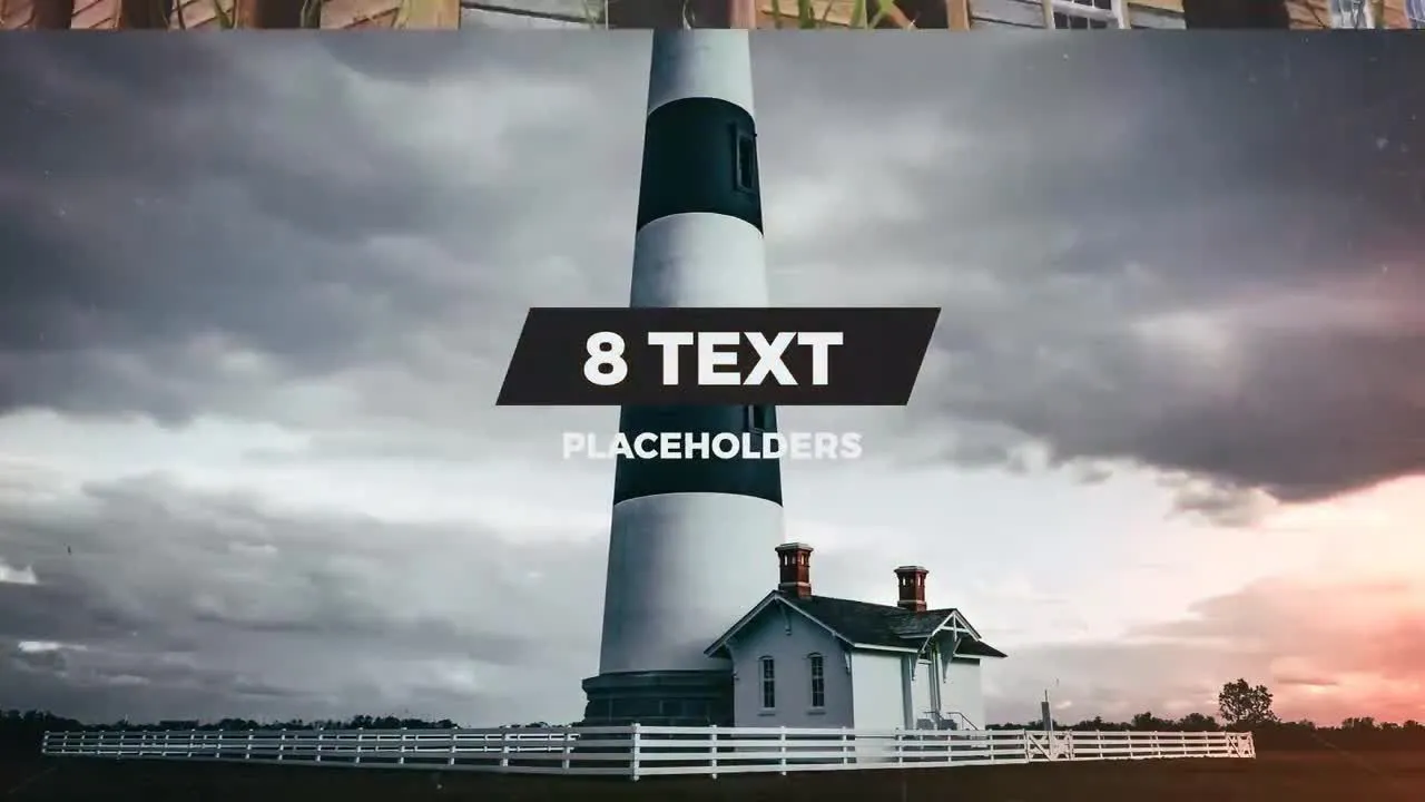 设计精美的快速幻灯片像素设计精选AE模板