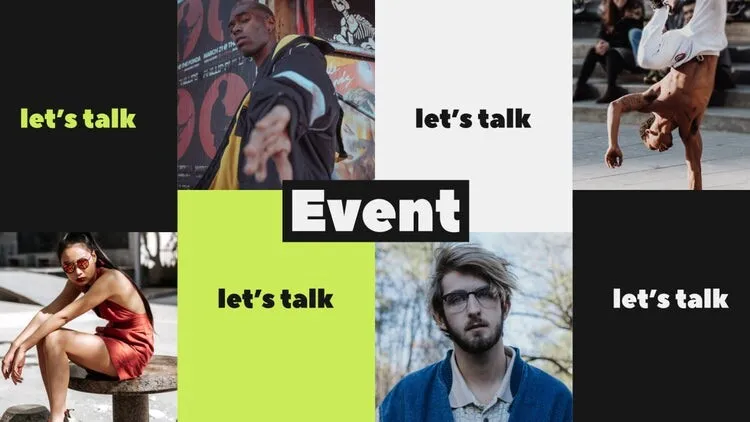 简洁创意的活动促销像素设计精选AE模板