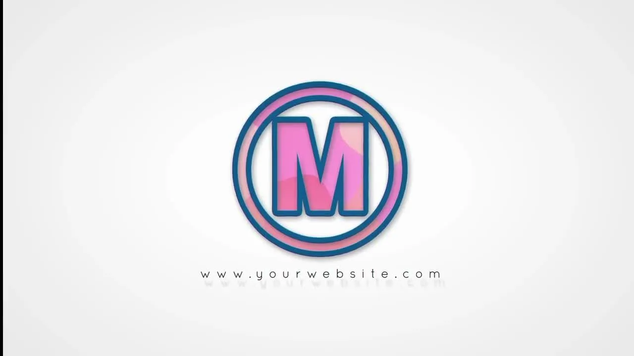 翻页徽标显示像素设计精选AE模板