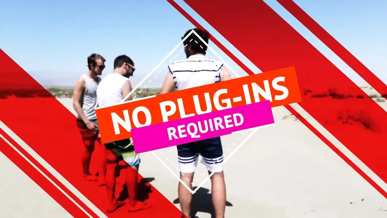 节目活动或派对促销像素设计精选AE模板