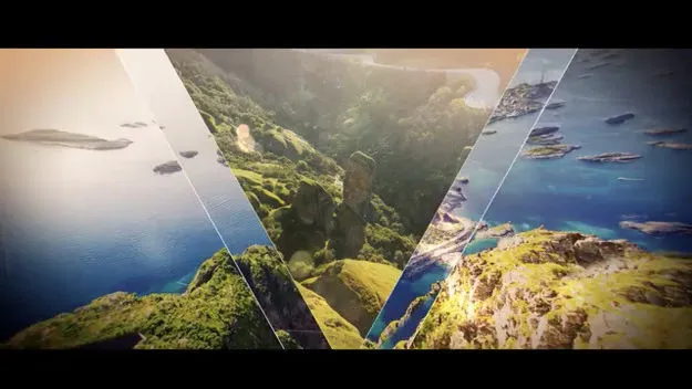 4K视差效果幻灯片像素设计精选AE模板