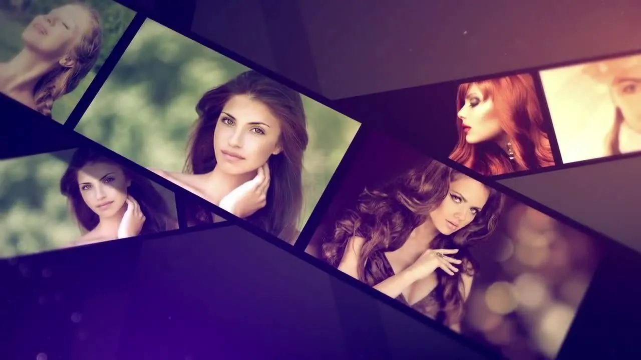 图像栏过渡像素设计精选AE模板