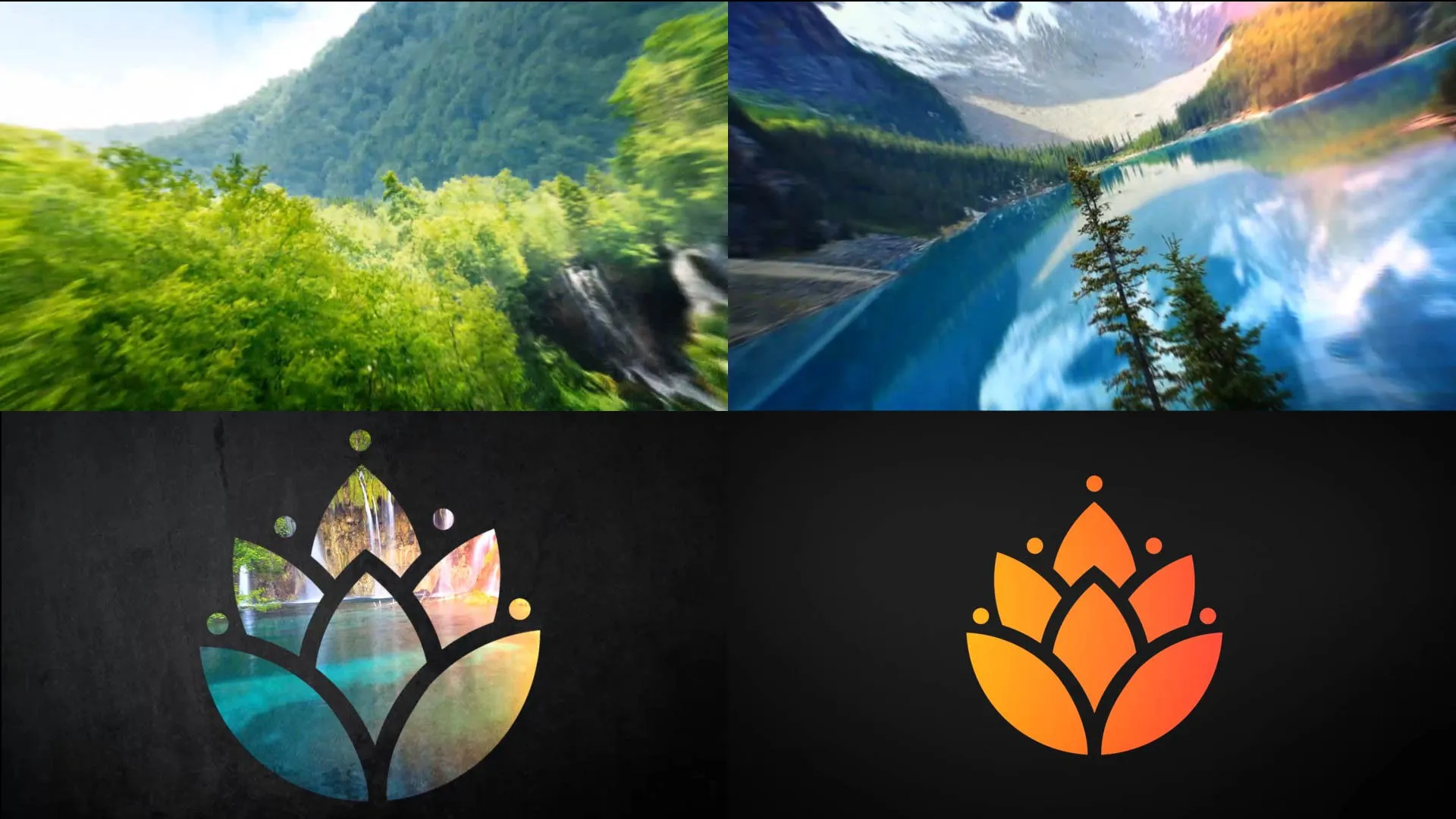 电影胶片徽标显示像素设计精选AE模板