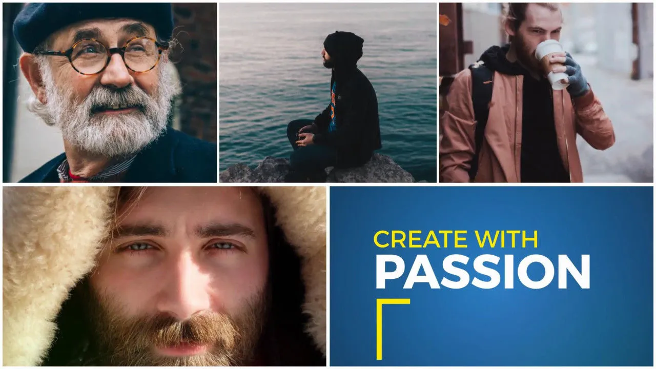 高品质模块化结构照片展示像素设计精选AE模板