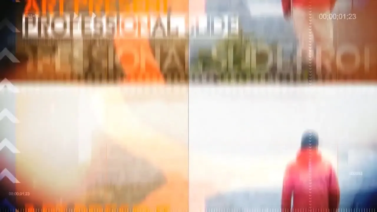 色彩缤纷的复古记忆幻灯片像素设计精选AE模板