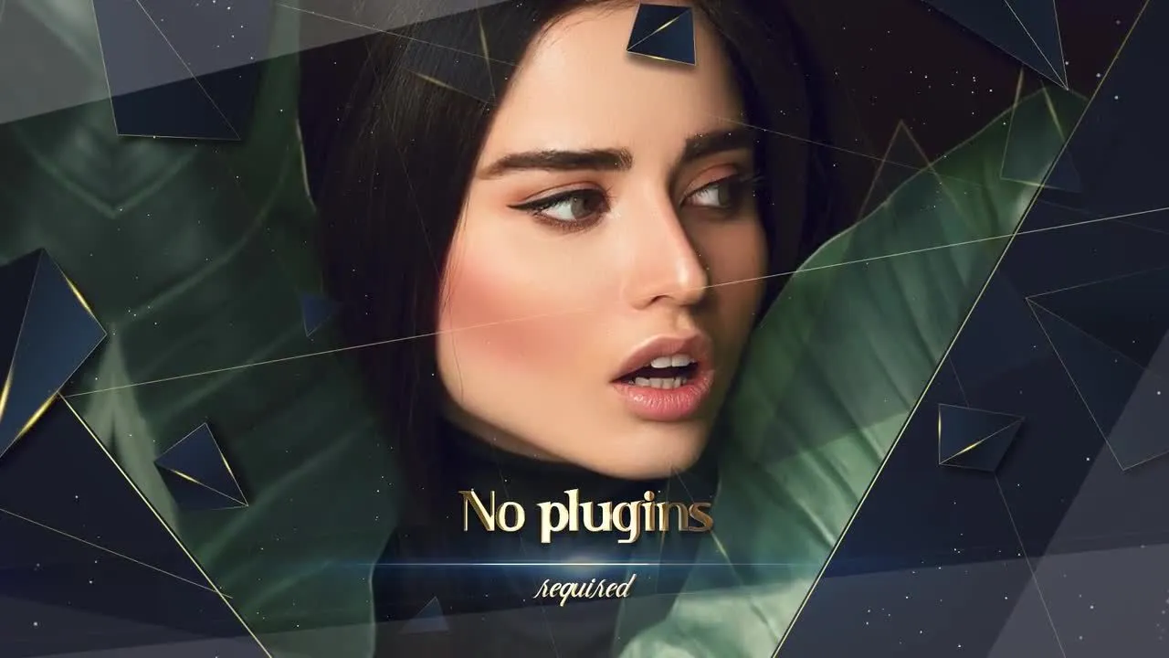 华丽外观设计幻灯片像素设计精选AE模板