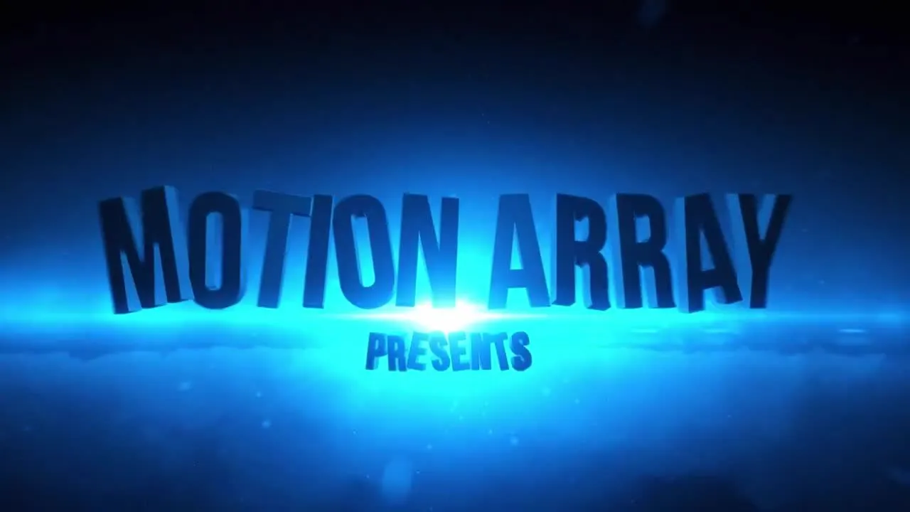 创造性动画的动作电影介绍像素设计精选AE模板