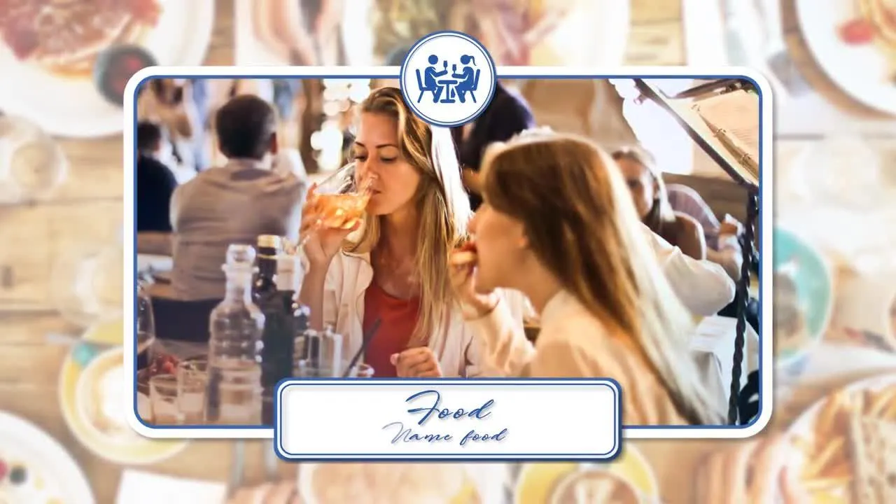 流畅过渡效果的餐厅促销像素设计精选AE模板