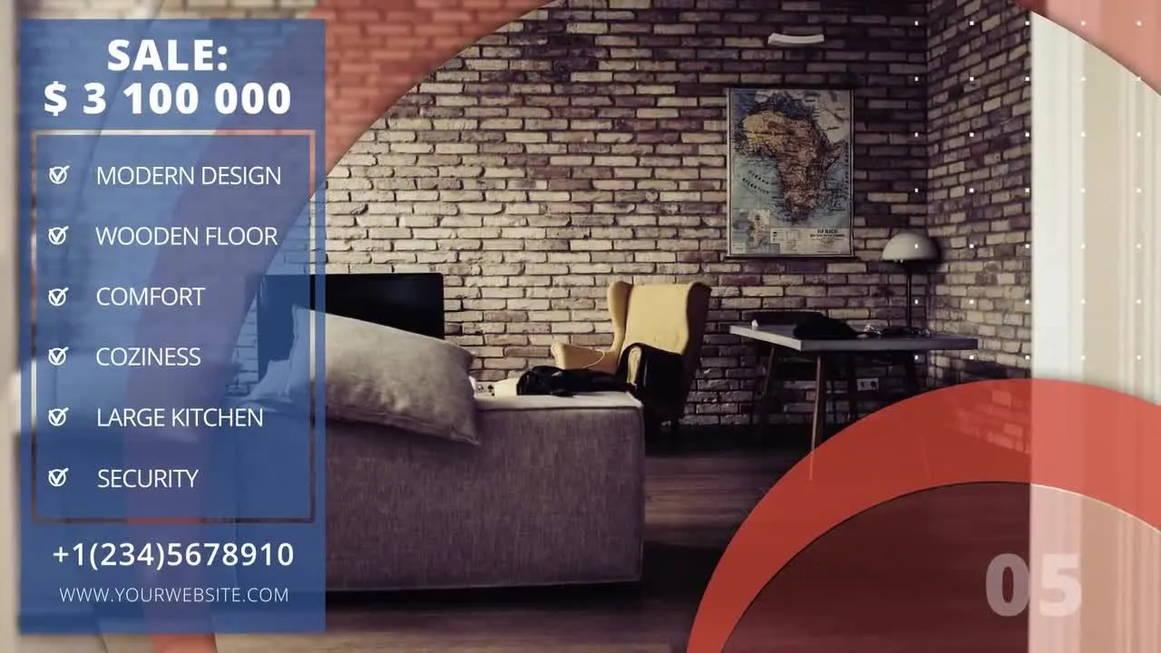 最小房地产促销产品动画宣传像素设计精选AE模板