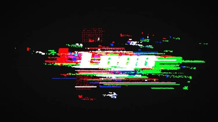 信号故障Logo动画AE视频模板