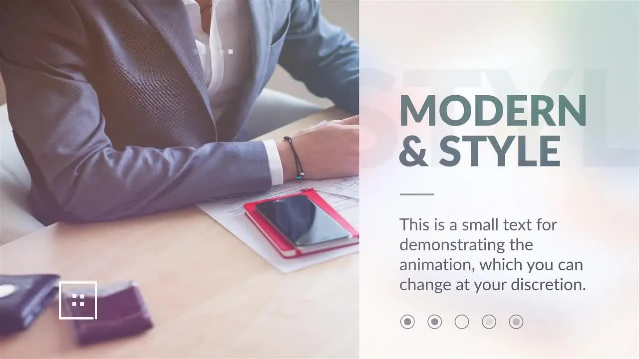 简洁时尚企业宣传动画像素设计精选AE模板