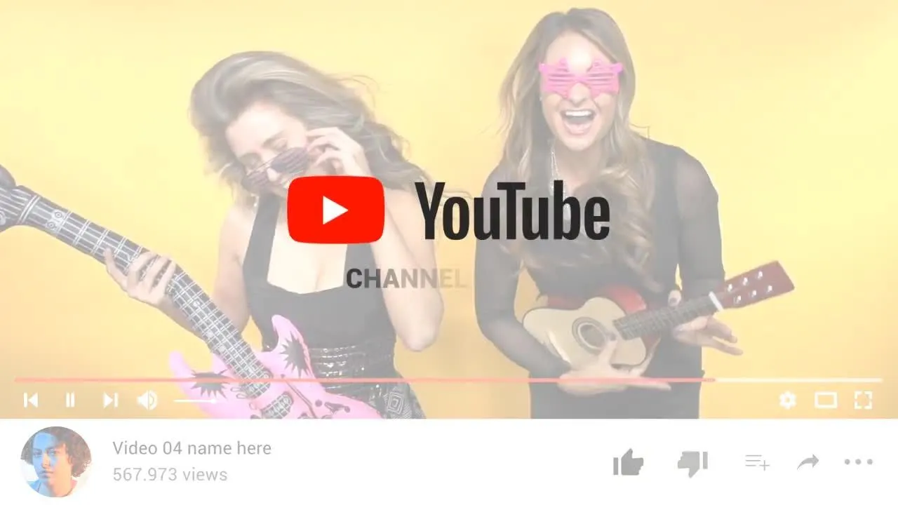 充满活力的YouTube动画促销像素设计精选AE模板